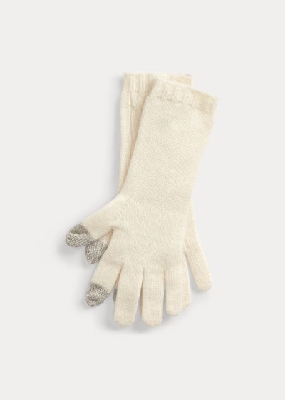 Women's Polo Ralph Lauren Cable-Knit Cashmere Gloves | 206195LJP